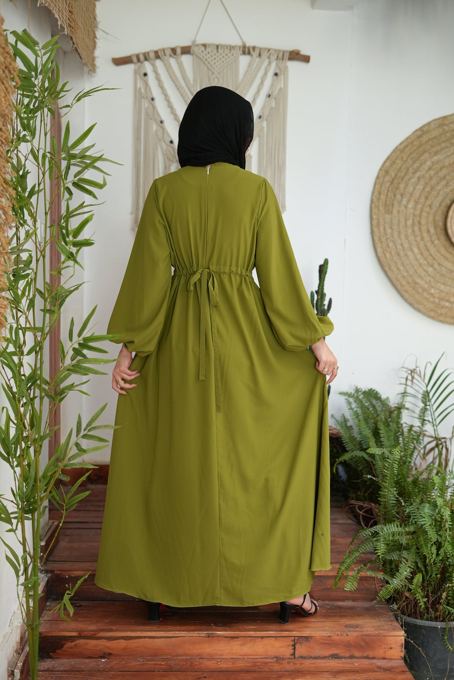 فستان كورسيه مكشكش