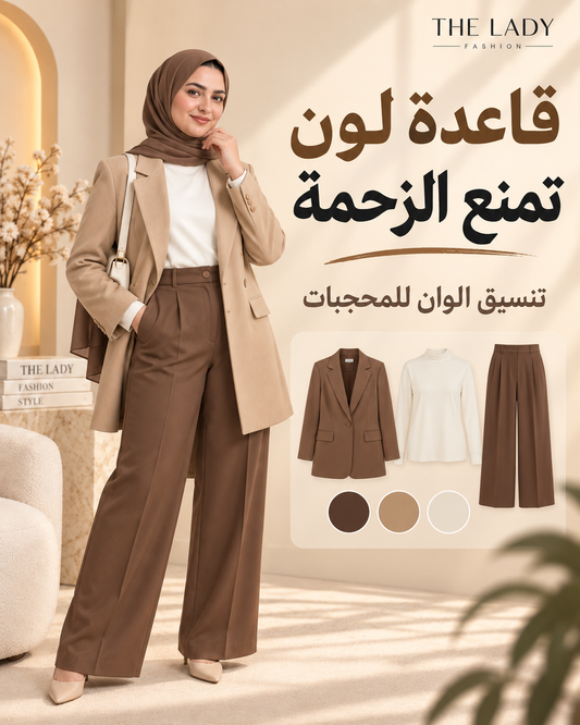 Hijab color coordination guide with The Lady modest fashion