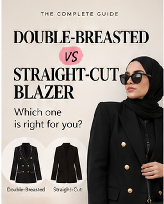 Double-Breasted vs Straight-Cut Blazer guide – The Lady