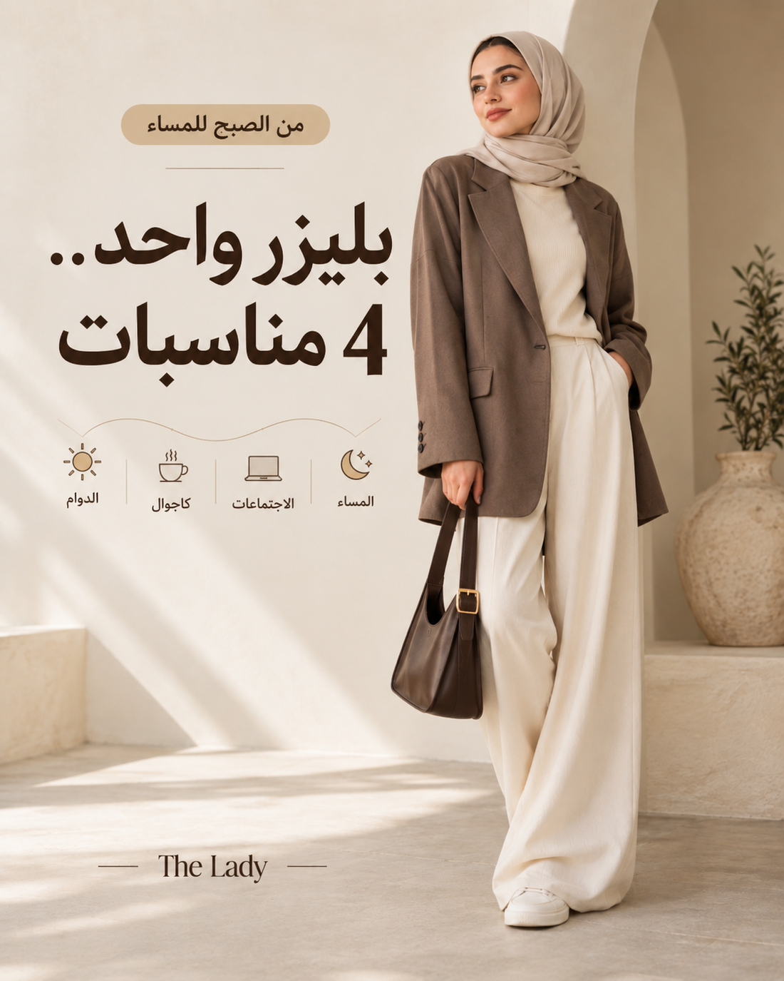 One blazer styled for four occasions – The Lady