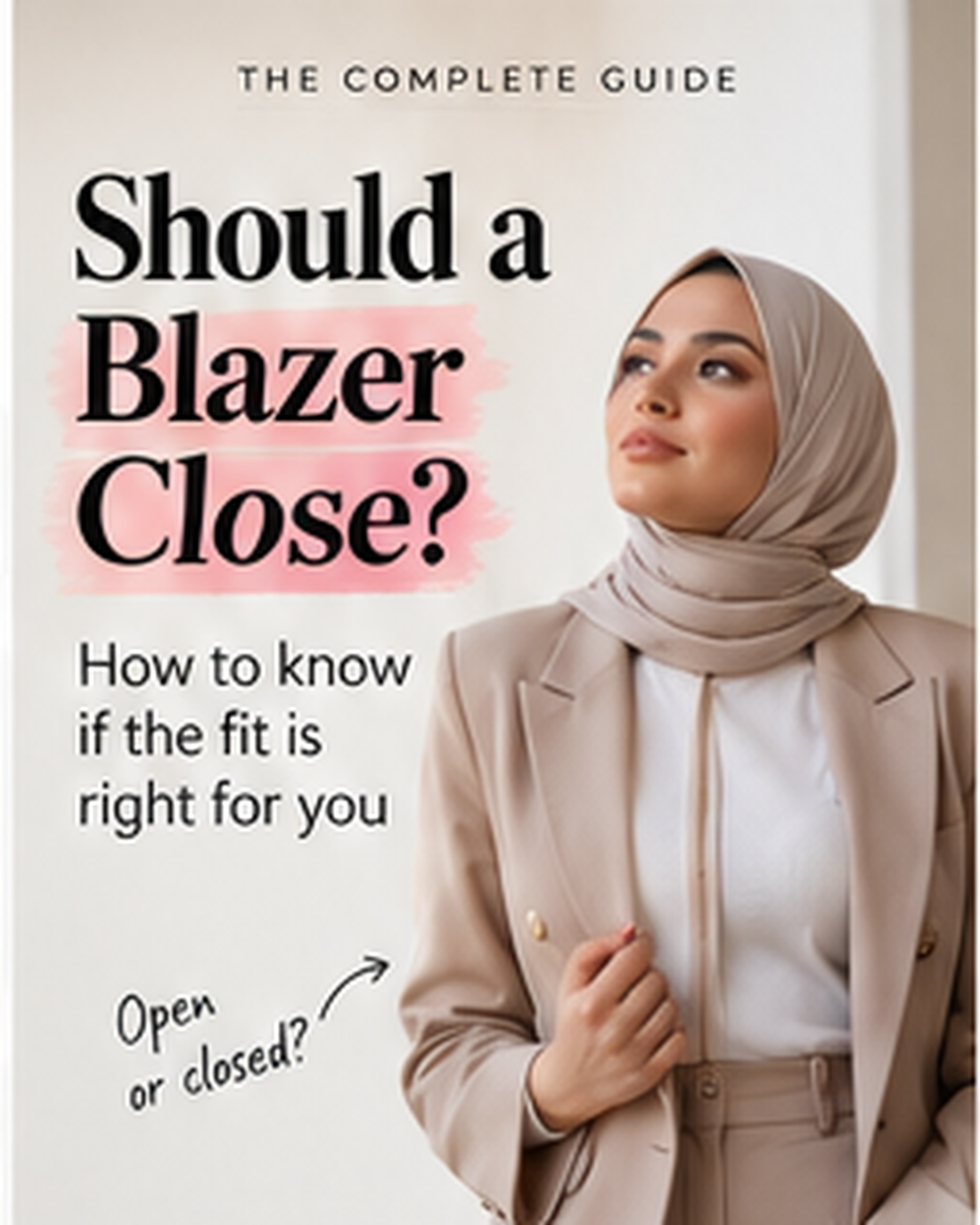 Should a blazer close? Fit guide – The Lady
