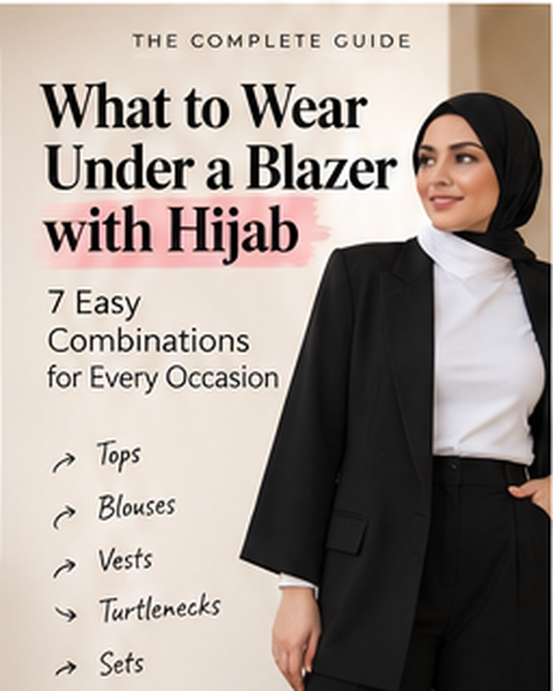What to wear under a blazer with hijab – The Lady