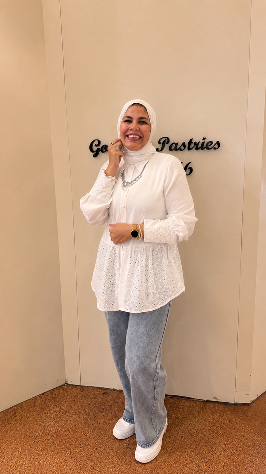 Lace linen Blouse