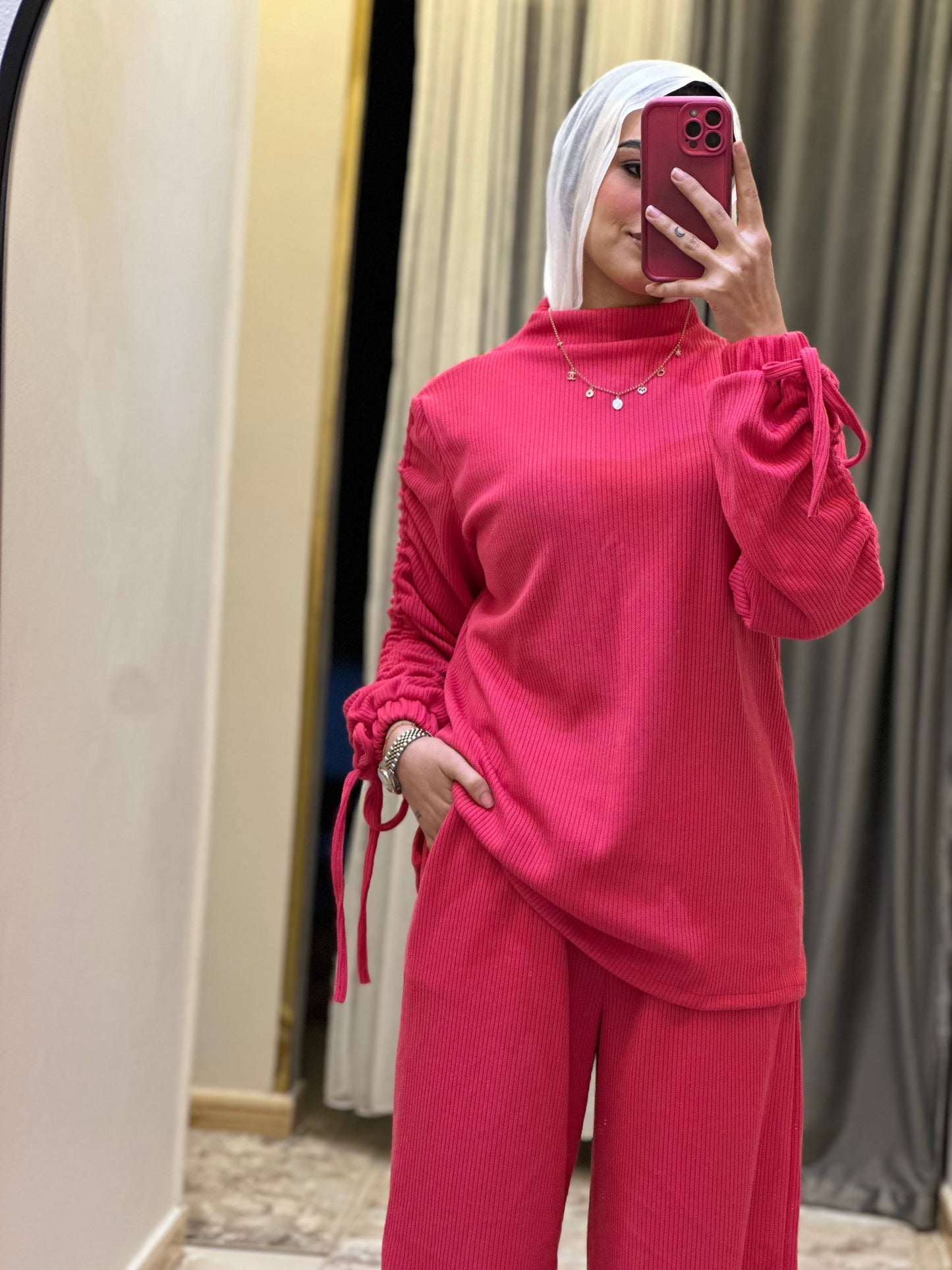 Two-Piece Ribbed Set – Casual Chic