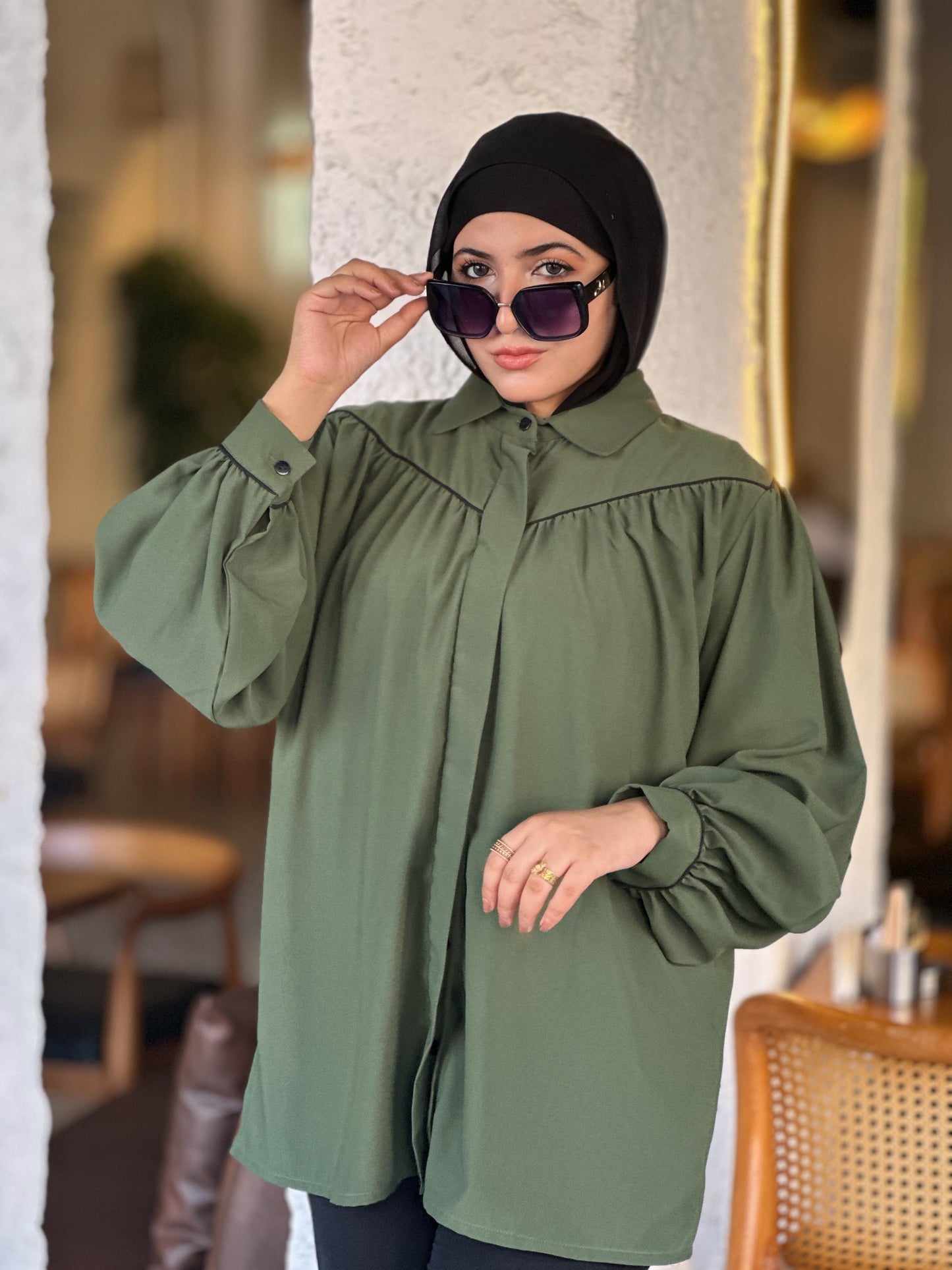 بلوزة كريب إيلارا