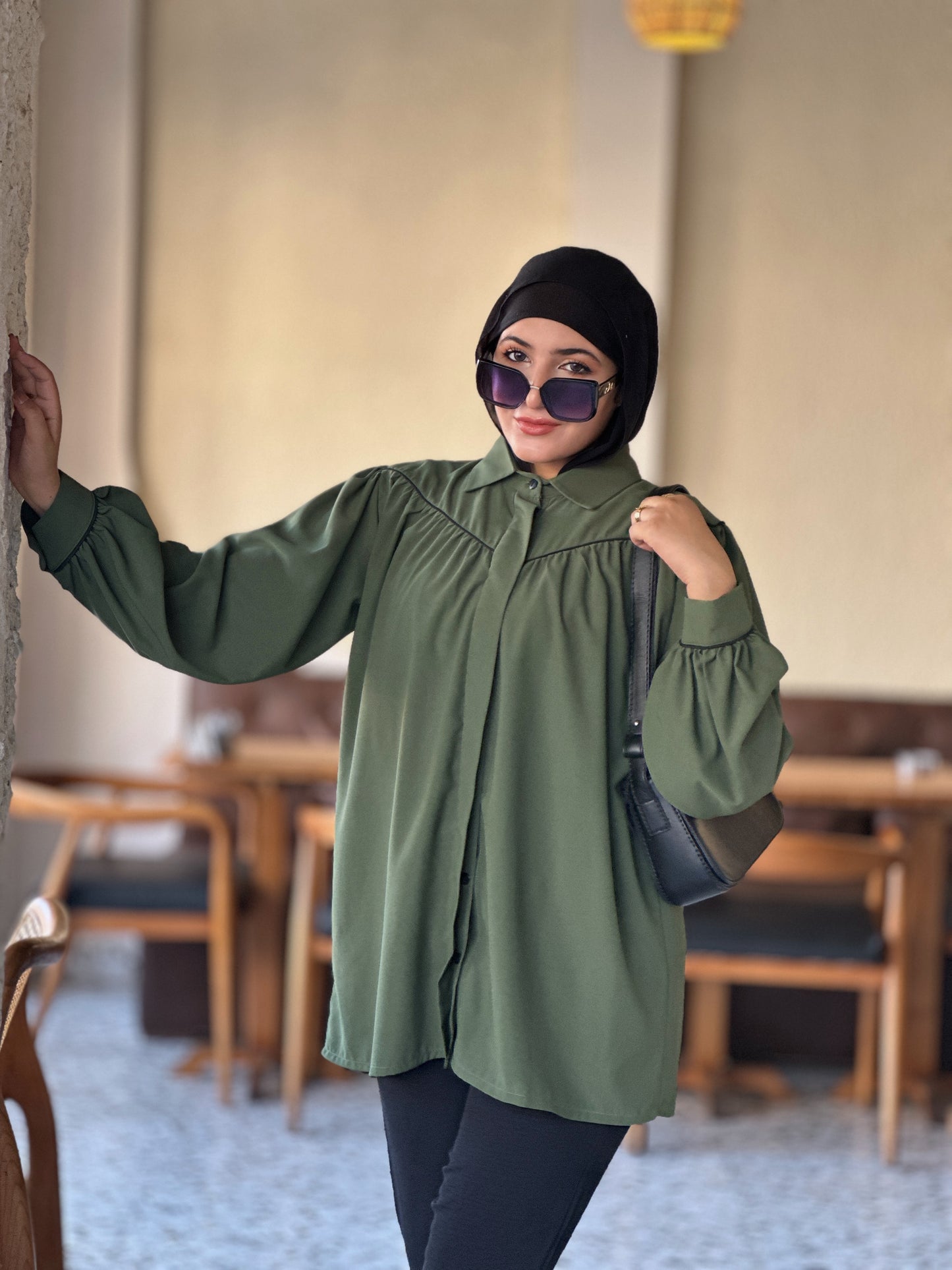 بلوزة كريب إيلارا