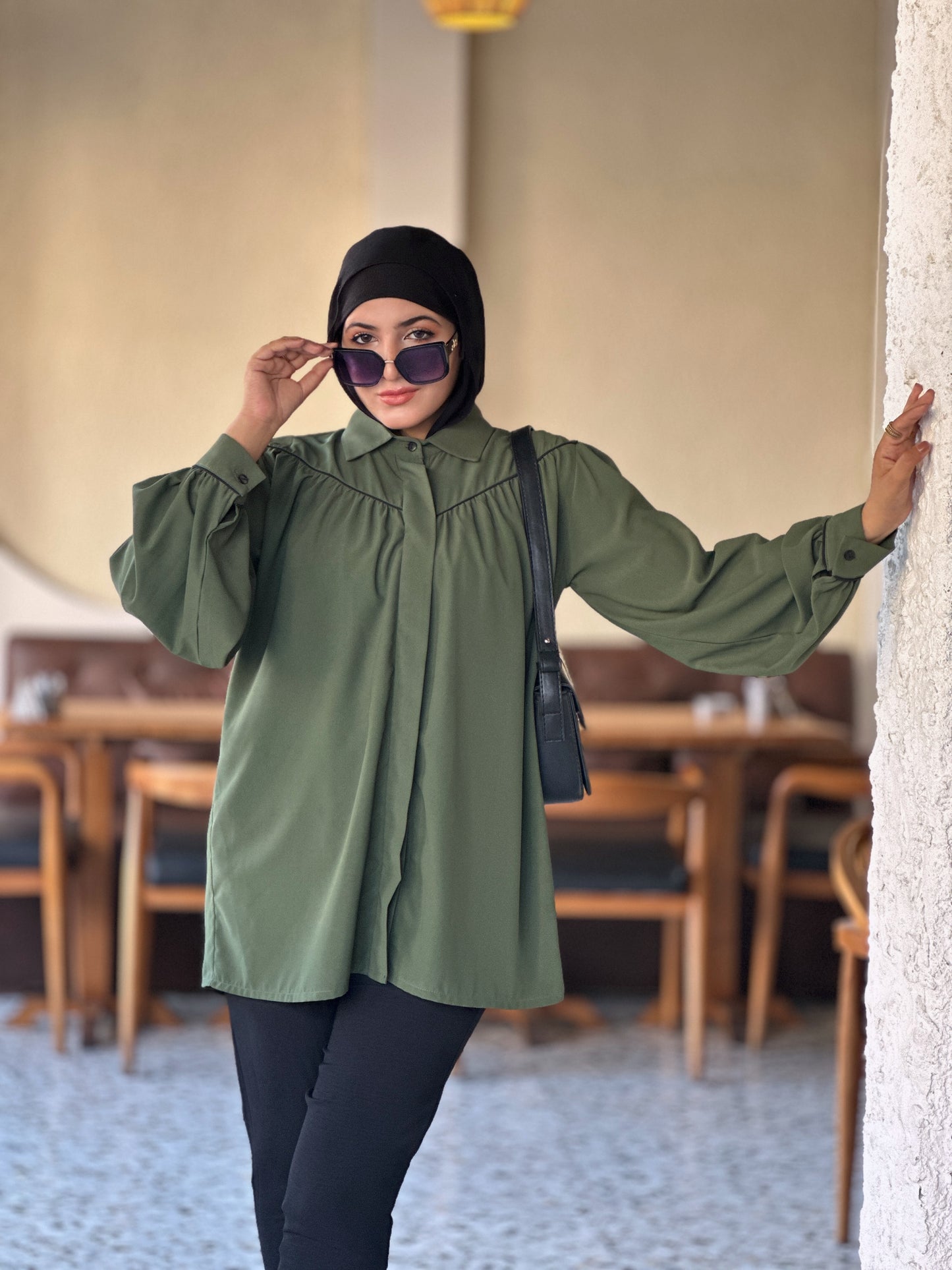 بلوزة كريب إيلارا