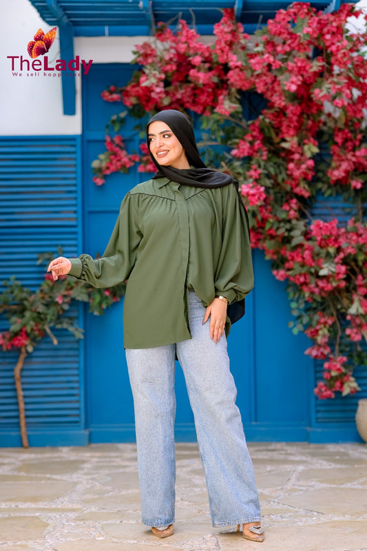 Elara Crepe Blouse