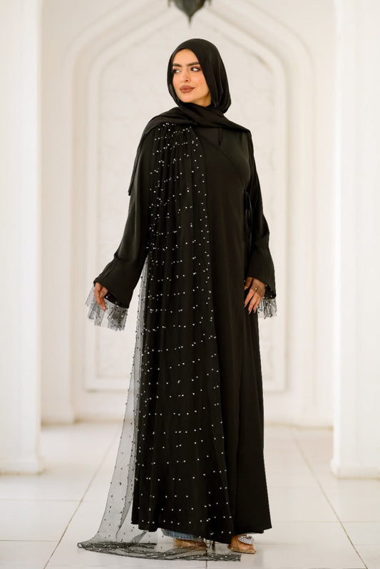 Elysian Black Abaya