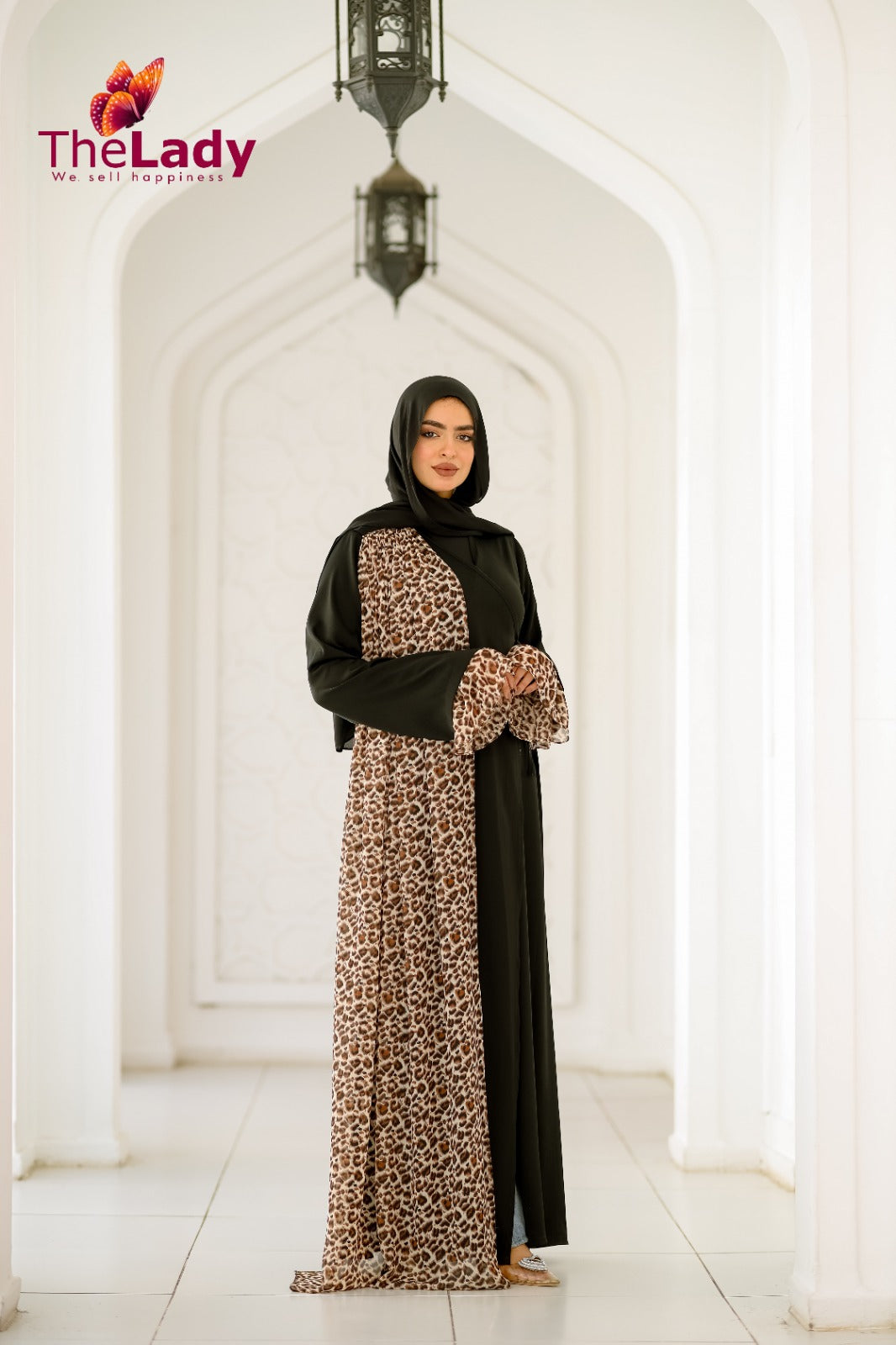 Elysian Black Abaya