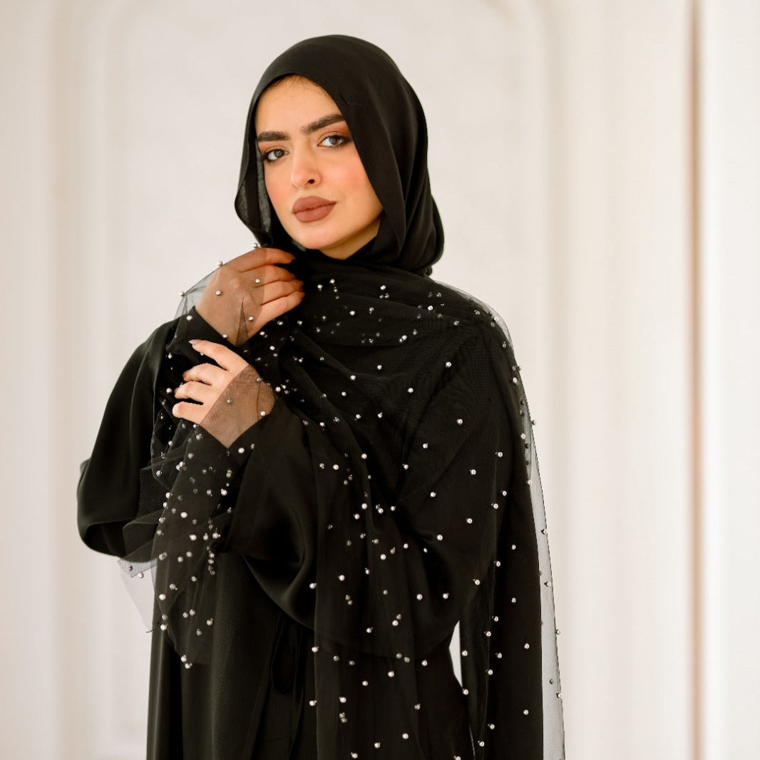 Elysian Black Abaya