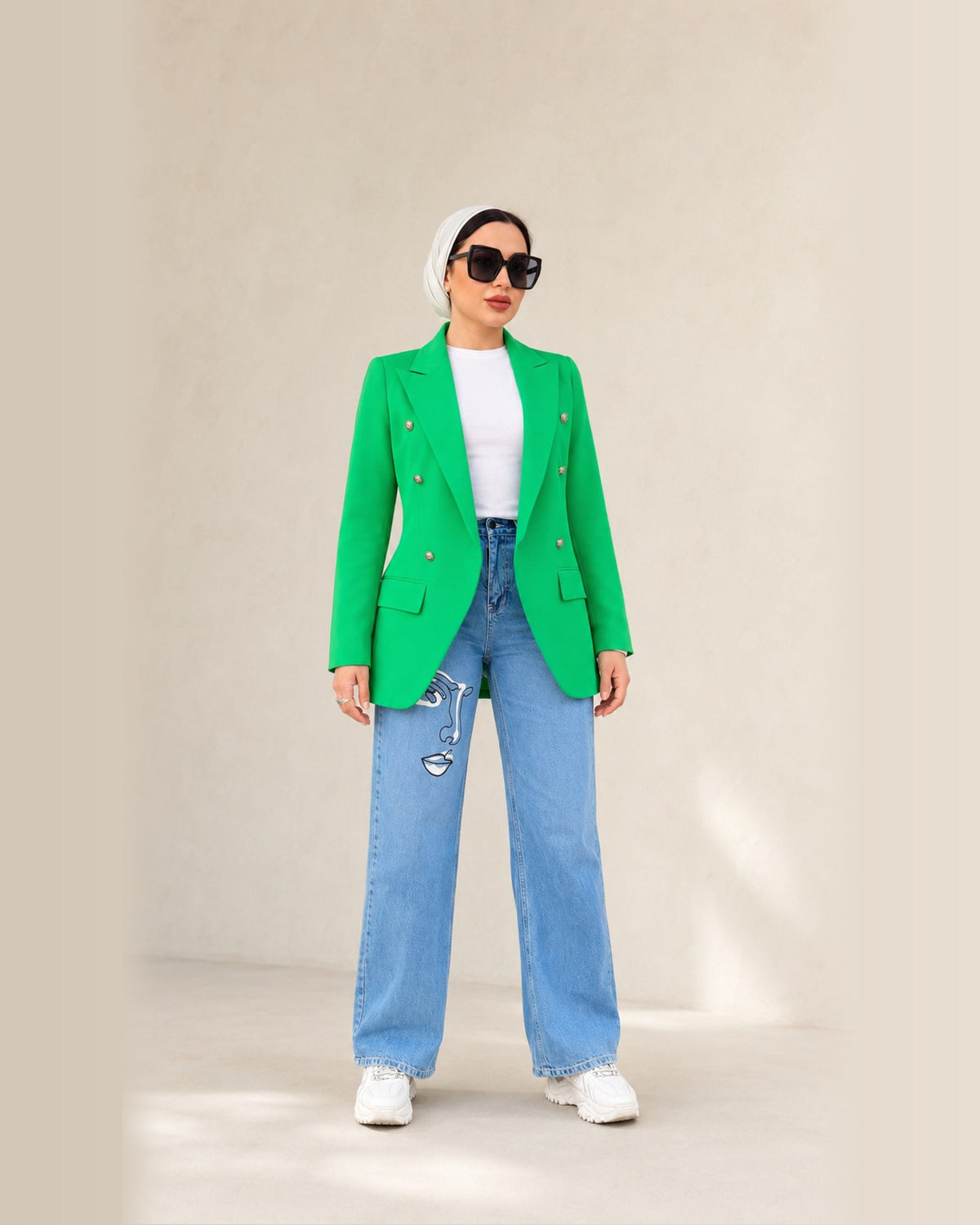 Classic Double-Breasted Blazer – featured studio product image
