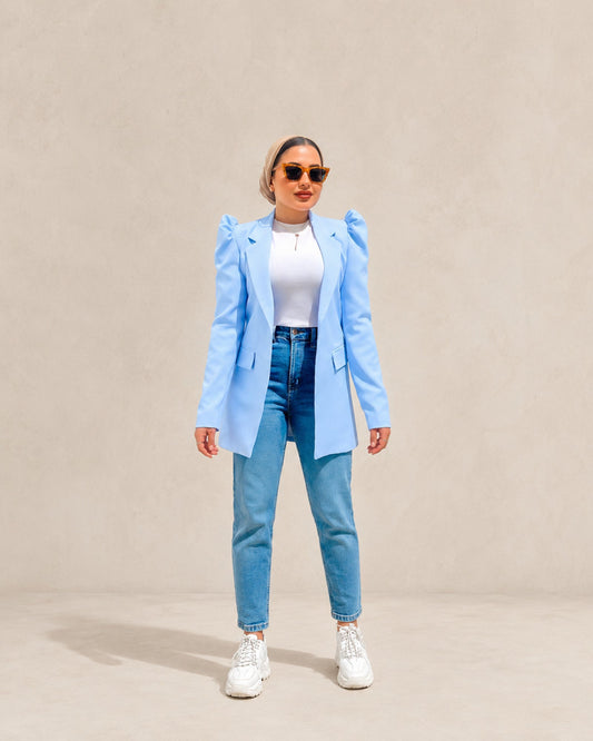 Classic Puff-Sleeve Blazer – featured studio product image