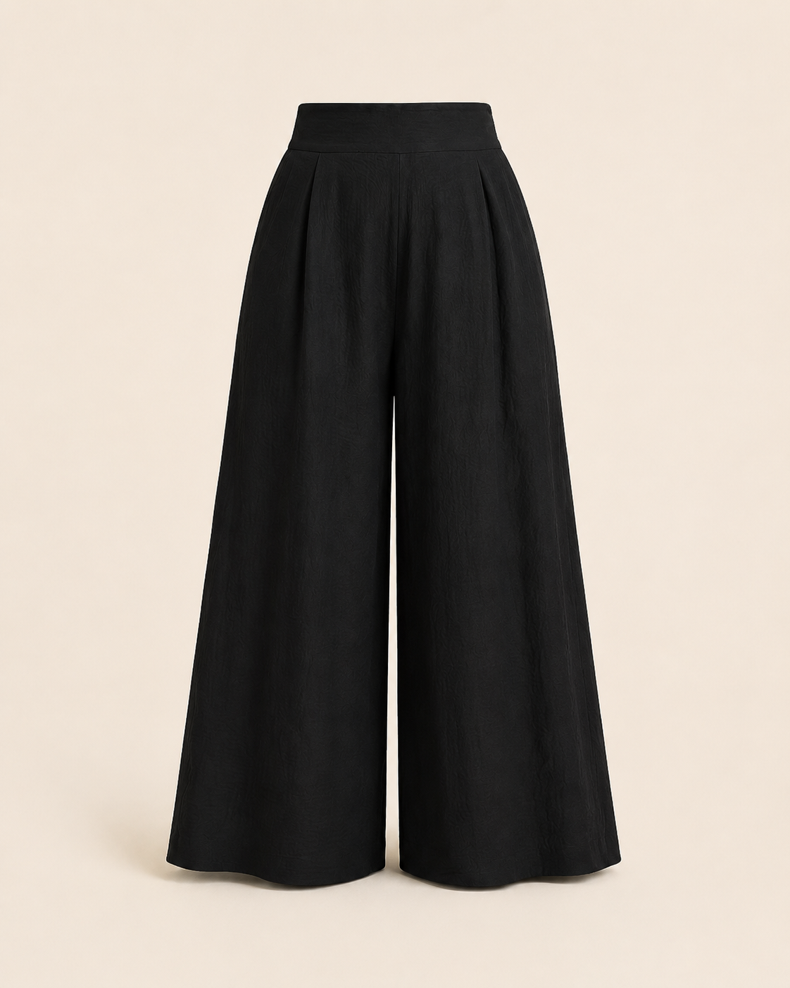 Comfort Fit Plus Size Wide-Leg Pants ghost mannequin