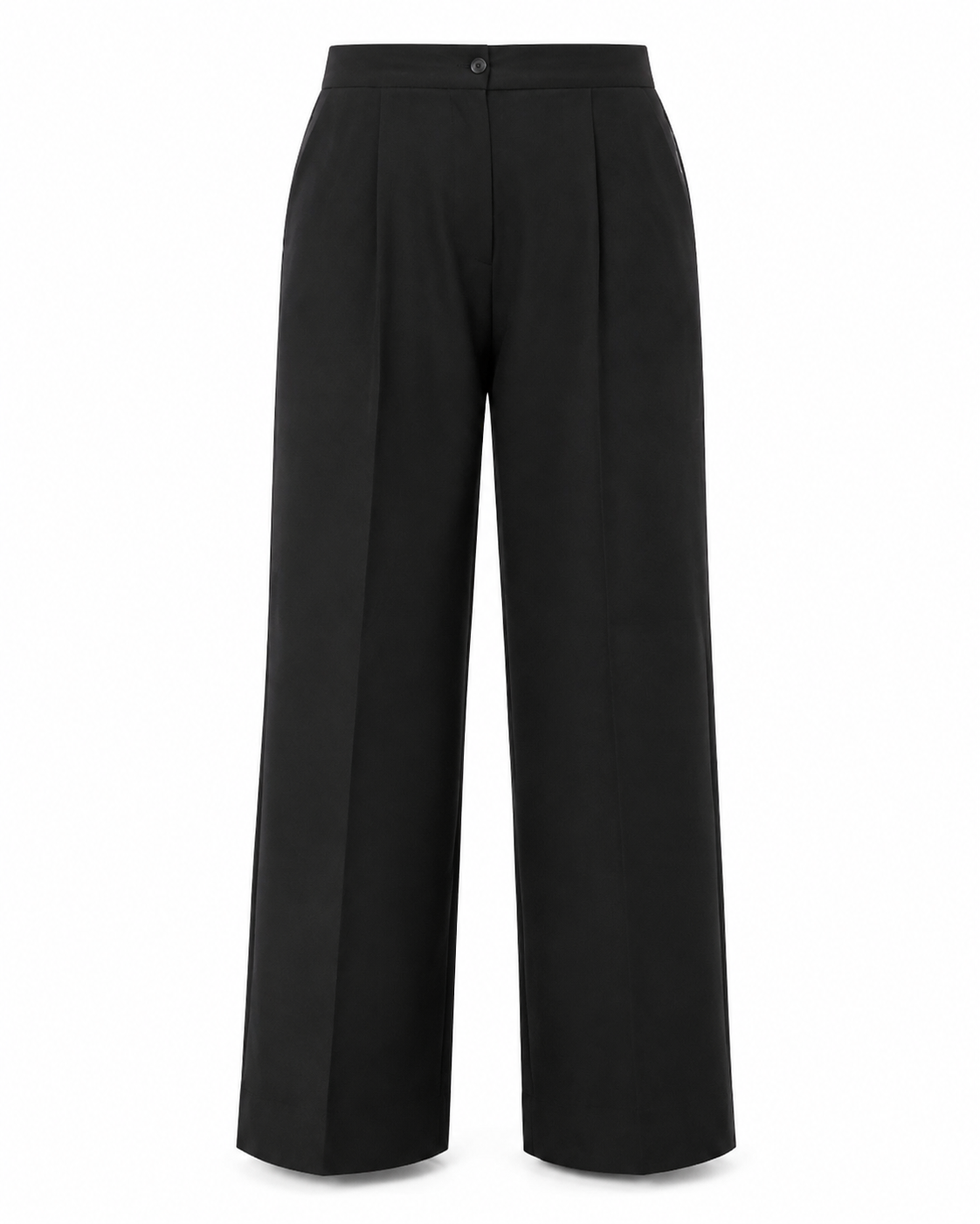 Comfort Fit Wide-Leg Pants ghost mannequin