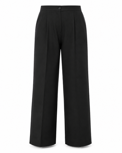 Comfort Fit Wide-Leg Pants ghost mannequin