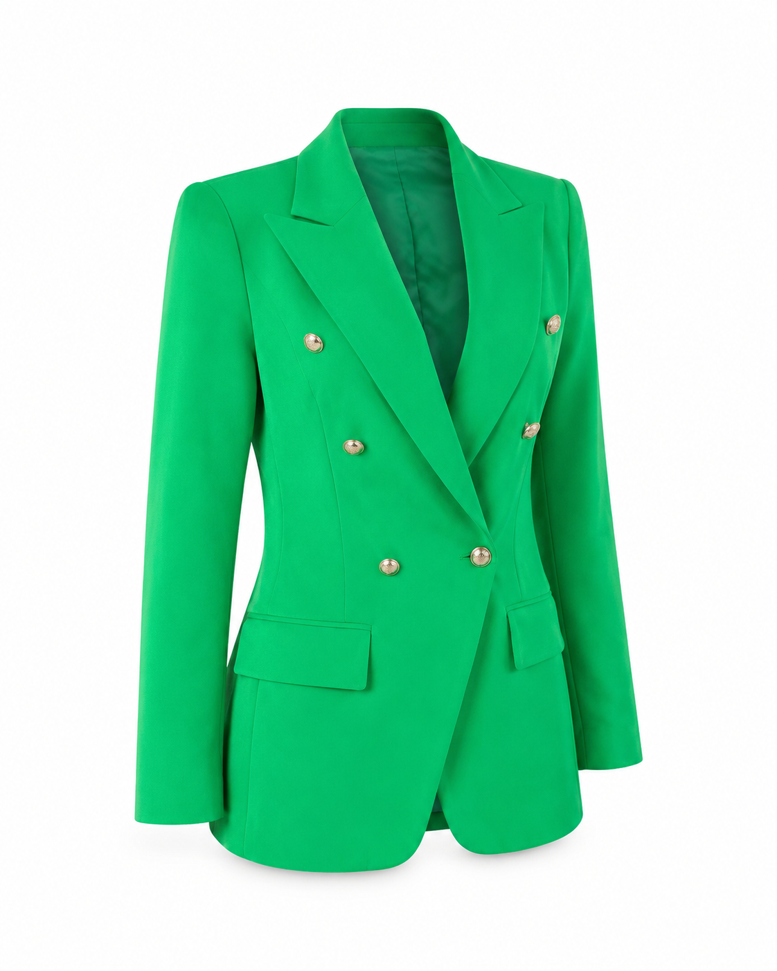 Green Classic blazer ghost mannequin