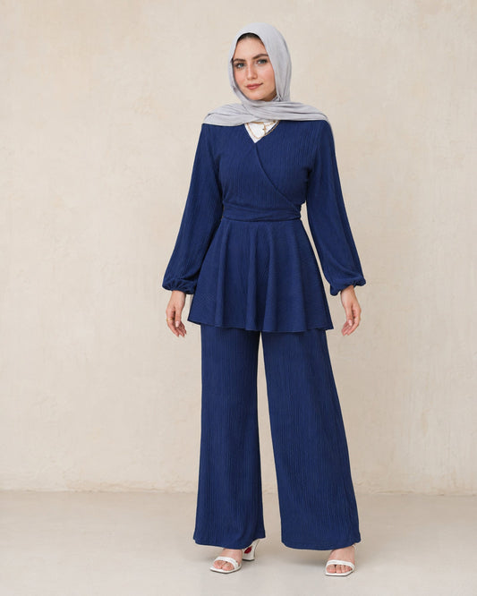 Velora V-Neck Wide-Leg Set – studio featured image